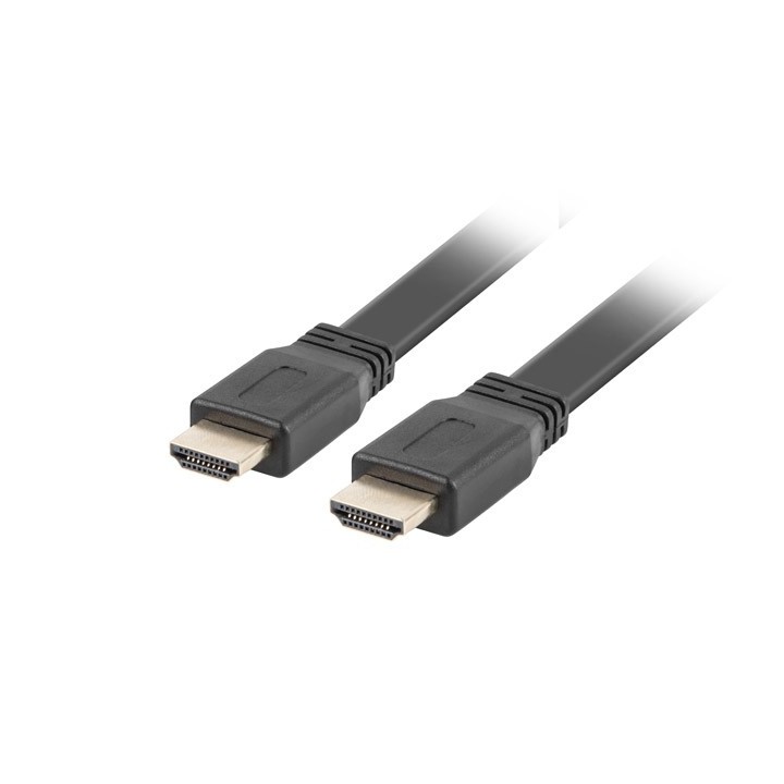 lanberg cable hdmi lanberg macho - macho v2.0 4k plano 5m negro
