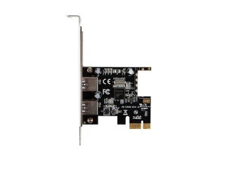 lanberg tarjeta pci lanberg express 2x usb 3.1 gen1 hembra low profile bracket