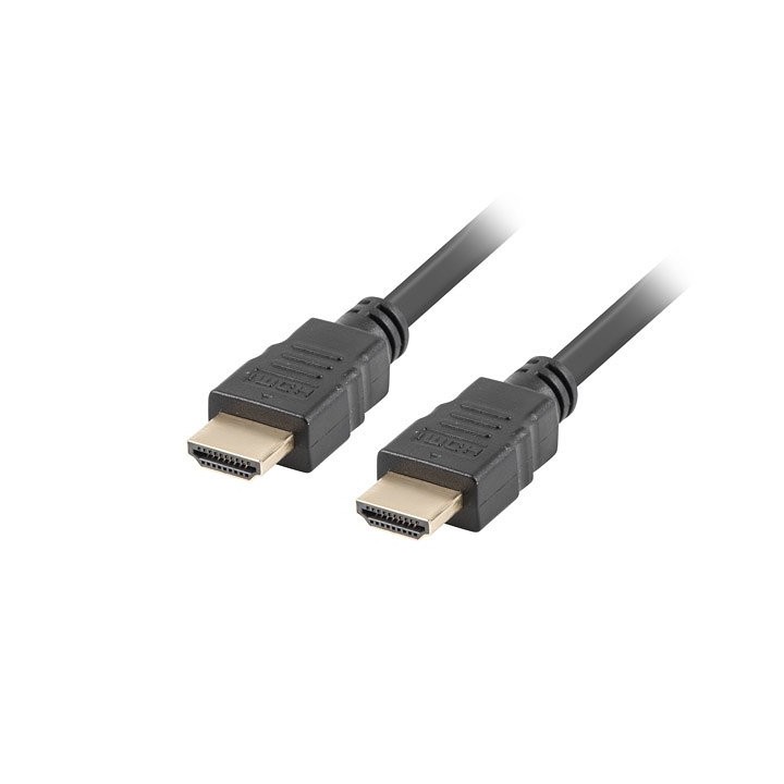 lanberg cable hdmi lanberg macho - macho v1.4 alta velocidad 1.8m negro