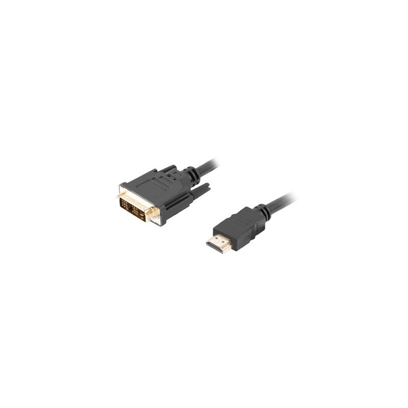 lanberg cable hdmi lanberg macho -  dvi - d 18+1 macho single link 3m negro