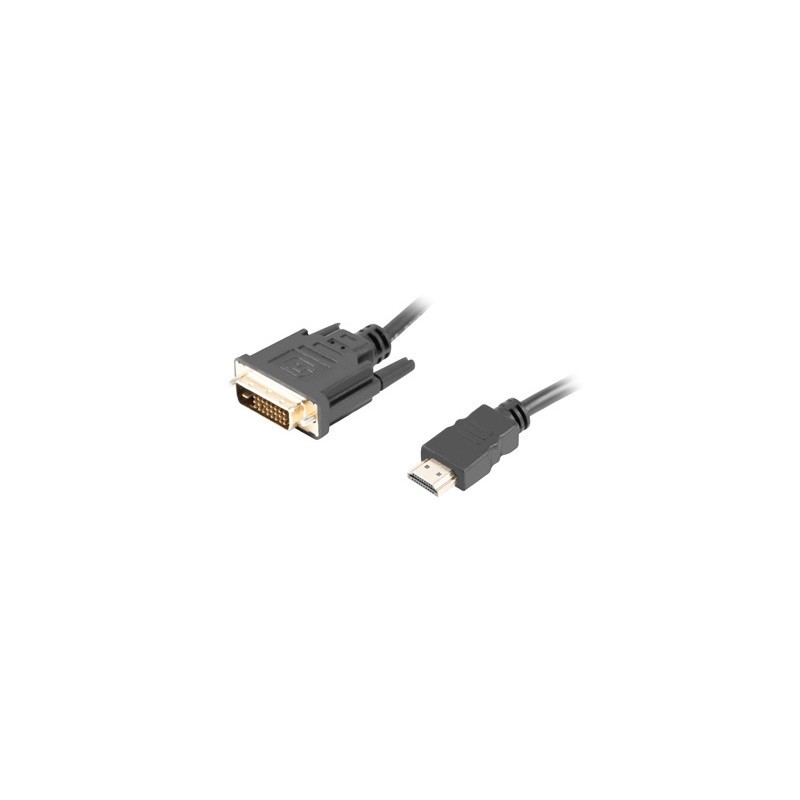 lanberg cable hdmi lanberg macho -  dvi - d 24+1 macho 4k dual link 3m negro