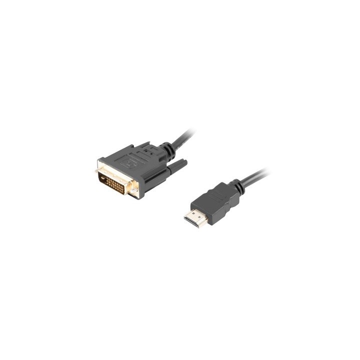 lanberg cable hdmi lanberg macho -  dvi - d 24+1 macho 4k dual link 3m negro