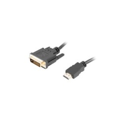 lanberg cable hdmi lanberg macho -  dvi - d 24+1 macho 4k dual link 3m negro