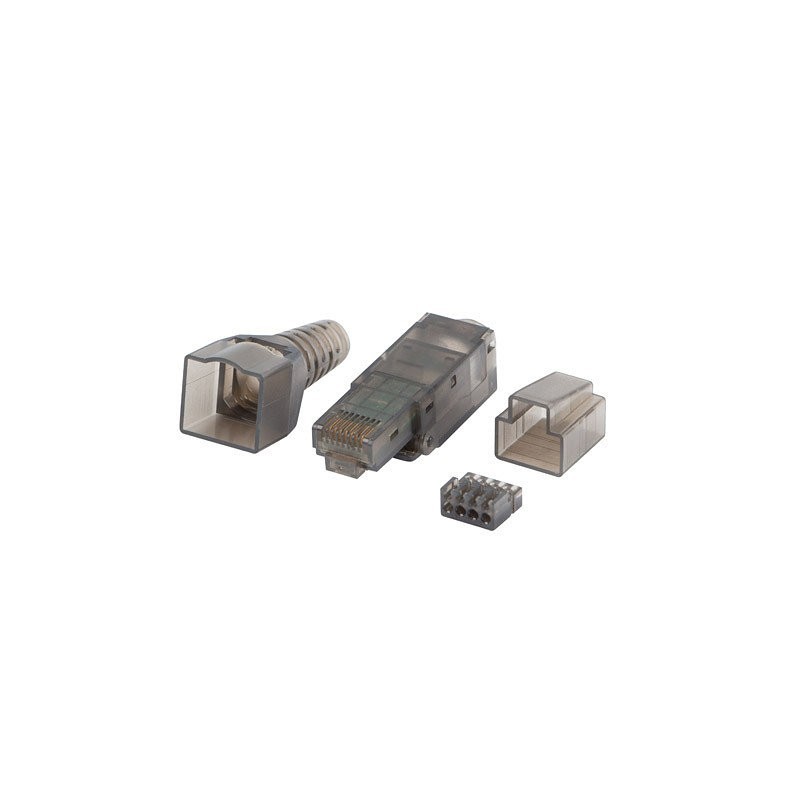 lanberg conector lanberg rj45 cat 6a utp plug 8p8c tool - less