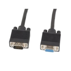 lanberg cable lanberg vga macho hembra ferrita negro 3 m