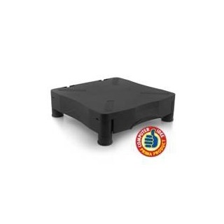 ewent elevador soporte monitor ewent ew1280 con cajon negro regulable en altura