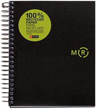 miquelrius cuaderno 100% reciclado nb-4 a5 120hojas tapas polipropileno miquelrius 6039