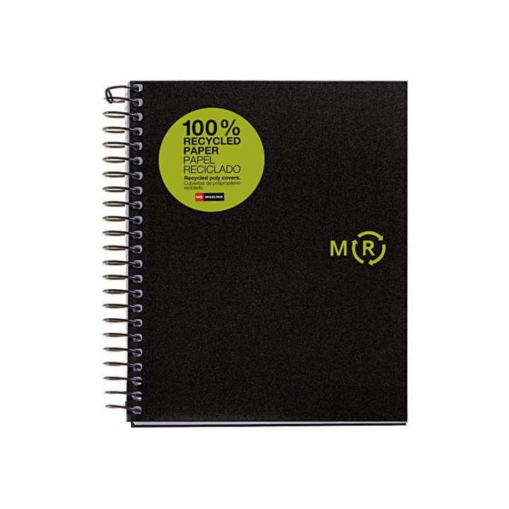 miquelrius cuaderno 100% reciclado nb-4 a5 120hojas tapas polipropileno miquelrius 6039