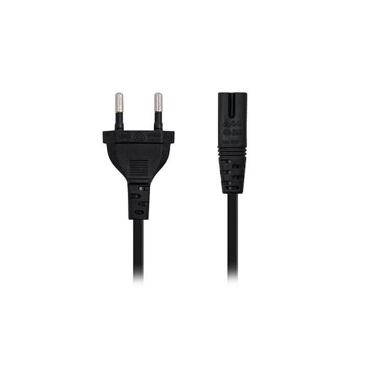 nanocable cable alimentacion tipo philip nanocable 1.5m negro cee7 -  16 -  m - c7 -  h