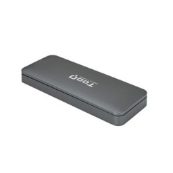 tooq caja externa tooq tqe - 2281g para ssd m.2 usb tipo c gris