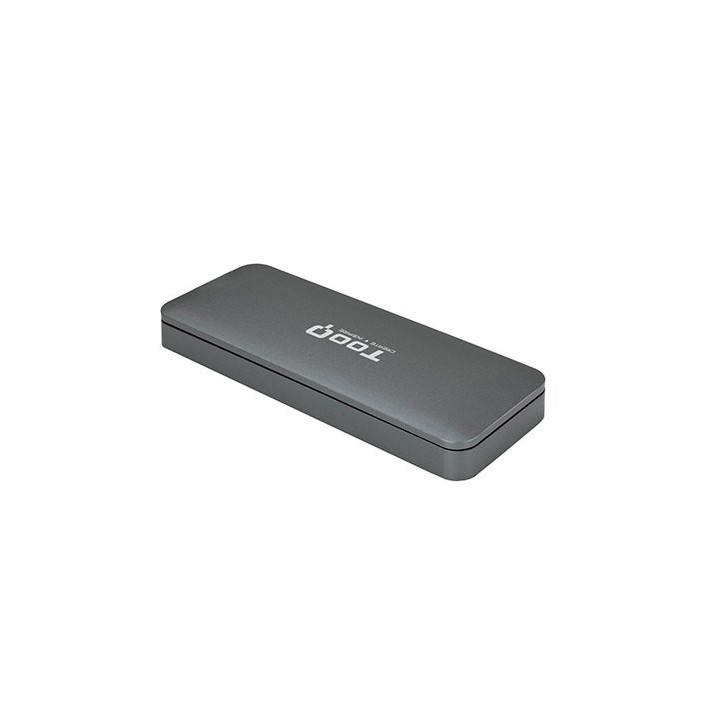 tooq caja externa tooq tqe - 2281g para ssd m.2 usb tipo c gris