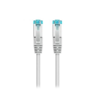 nanocable latiguillo cable red nanocable rj45 lszh cat.7 15m 600mhz -  awg26 -  gris