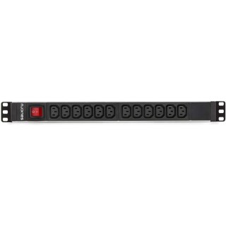 salicru regleta salicru para rack 19pulgadas sps pdu 12 tomas iec interruptor
