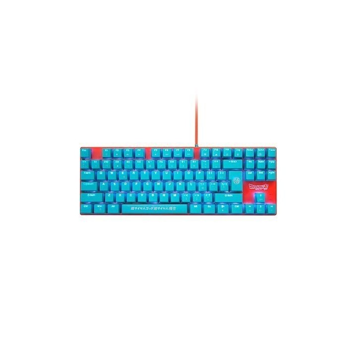 teclado mecanico fr-tec pc dragon ball super goku mecanico switch azul retroiluminacion