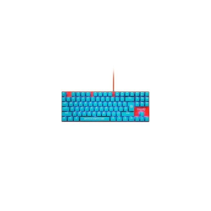 teclado mecanico fr-tec pc dragon ball super goku mecanico switch azul retroiluminacion