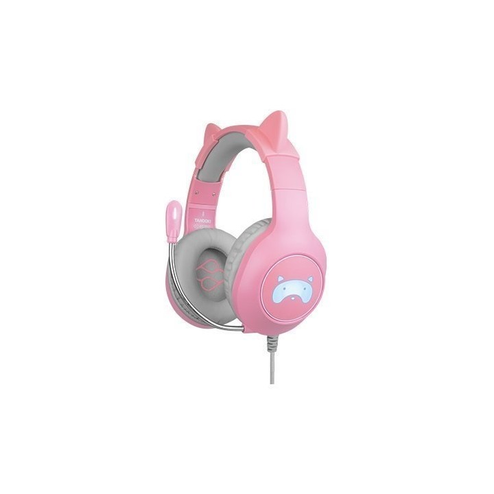 auriculares gaming fr-tec tanooki iluminacion led stereo altavoz 50mm