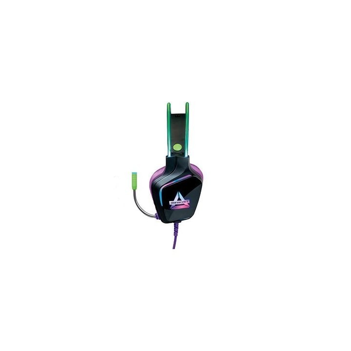 auriculares gaming fr-tec bifrost iluminacion led stereo altavoz 50mm