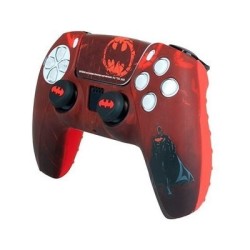 kit funda+grips+sticker mando ps5 fr-tec dc batman silicona grips sticker touchepad
