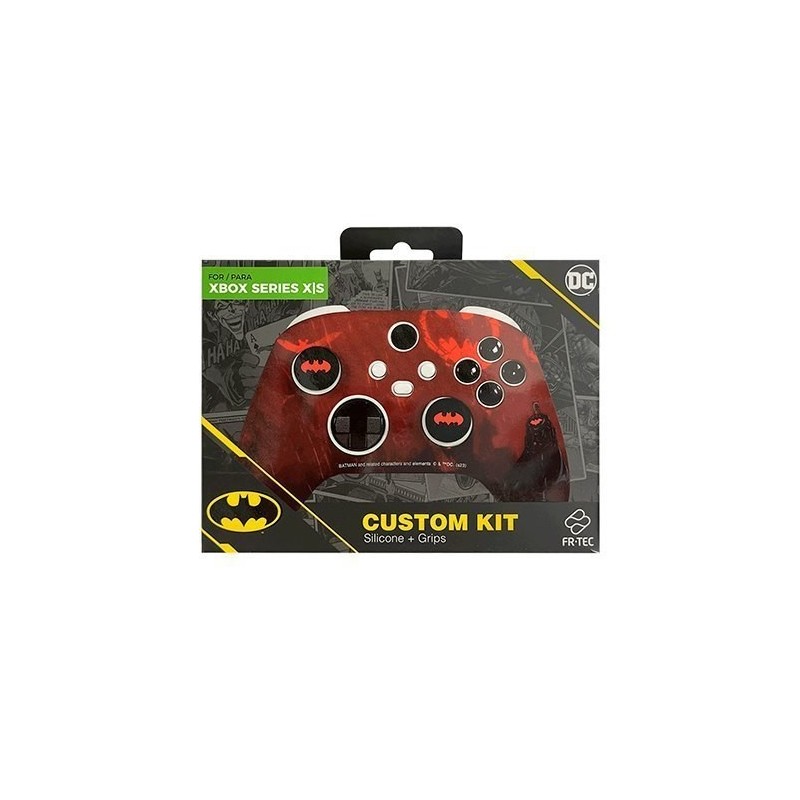 kit funda+grips+para mando xbox fr-tec dc batman silicona mejora contacto