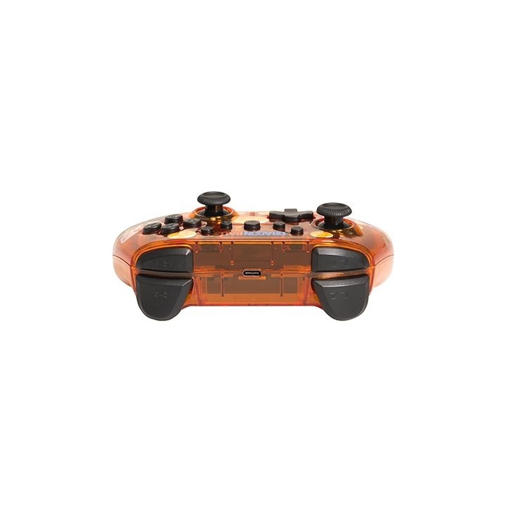 gamepad wireless fr-tec dragon ball kame compatible para switch y pc luz led translucido