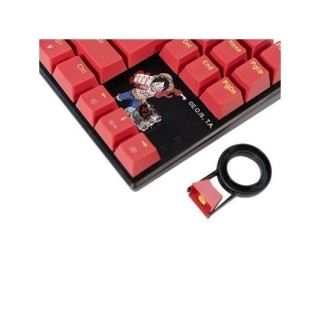 teclado mecanico  fr-tec pc one piece luffy switch marron anti-ghosting teclas retroiluminadas