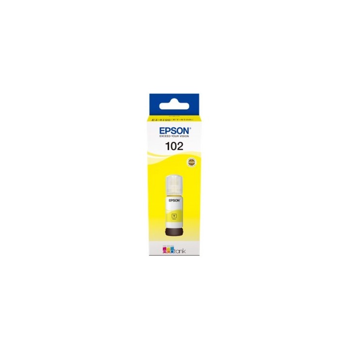 epson cartucho tinta epson c13t03r440 102 ecotank amarillo ink et - 2700 - et - 2750 - et - 3700 - e