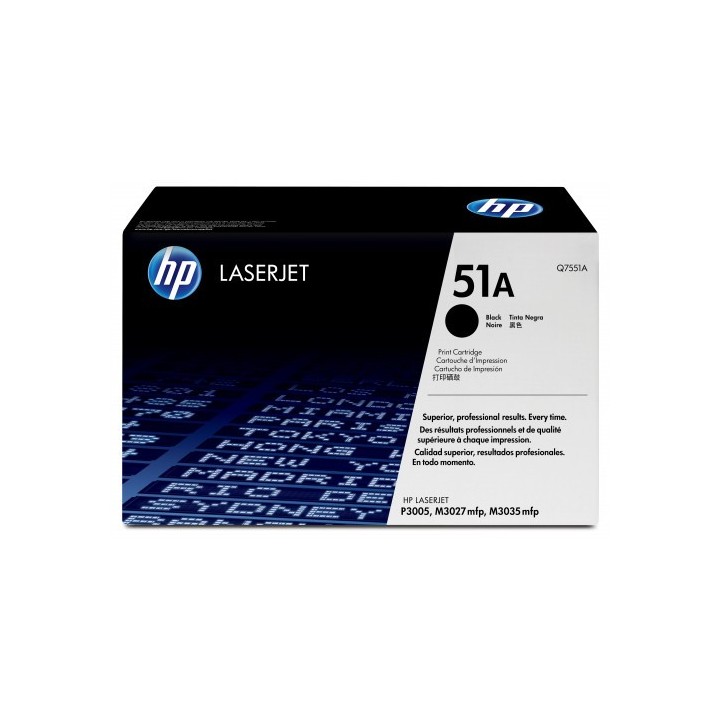 hp hp 51a toner hp51a negro (q7551a)
