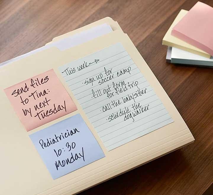 torre 16 bloc z-notas post-it 76x76 pastel eco