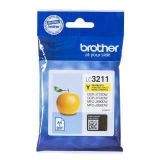 brother cartucho tinta brother lc3211y amarillo 200 paginas