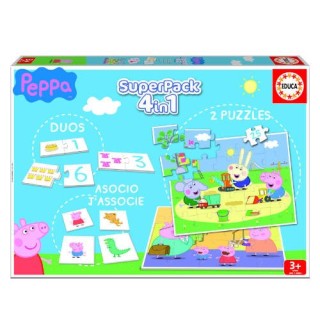 educa borras juego educa superpack peppa pig +3 anos educa borras 16229