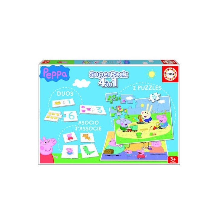 educa borras juego educa superpack peppa pig +3 anos educa borras 16229
