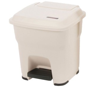 contened. vileda hera c/pedal 35l blanco 137683