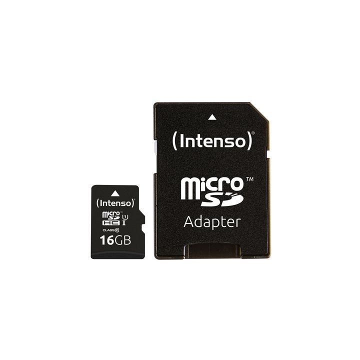 intenso tarjeta micro sd intenso 16gb uhs - i cl10 + adaptador sd