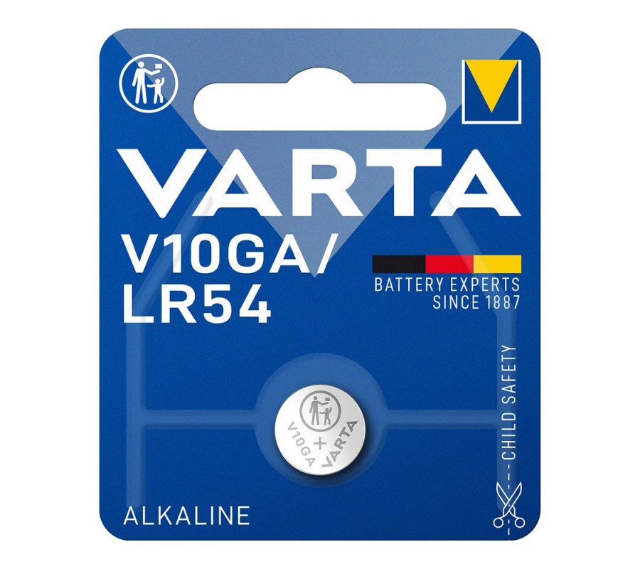 varta pila varta lr54 - v10ga 1.5v alkalina (blister 1 unid.) 11,6x3,0mm