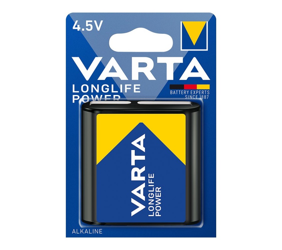 varta pila varta alkalina longlife power 3lr12 (blister 1 unid.) 62x22x67mm