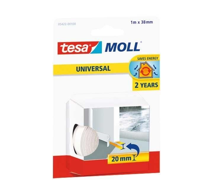 burlete espuma tesa universal puertas 38mm bl