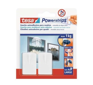 bl. 2 gancho tesa powerstrips cuadros