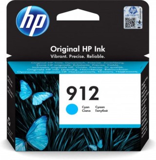 hp 912 cartucho de tinta cian hp912 (3yl77ae)