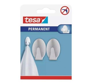 bl. 2 gancho tesa permanente oval l metal