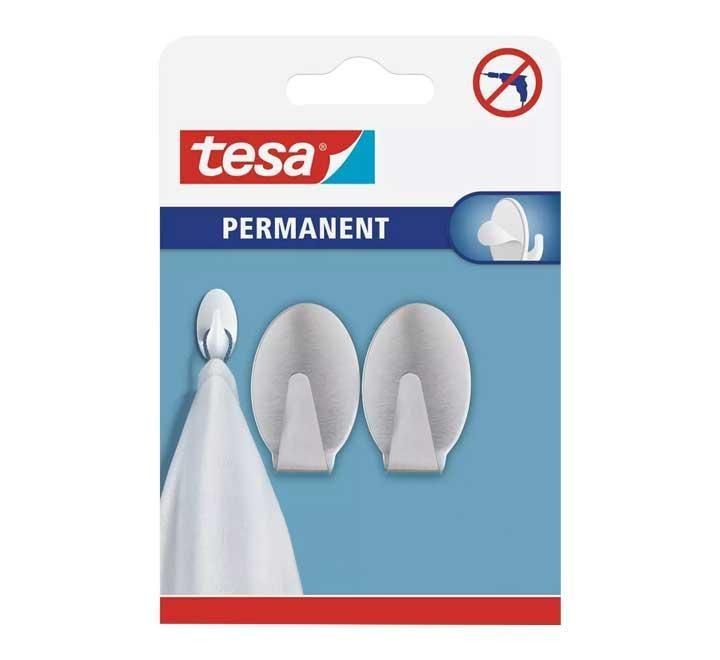 bl. 2 gancho tesa permanente oval l metal