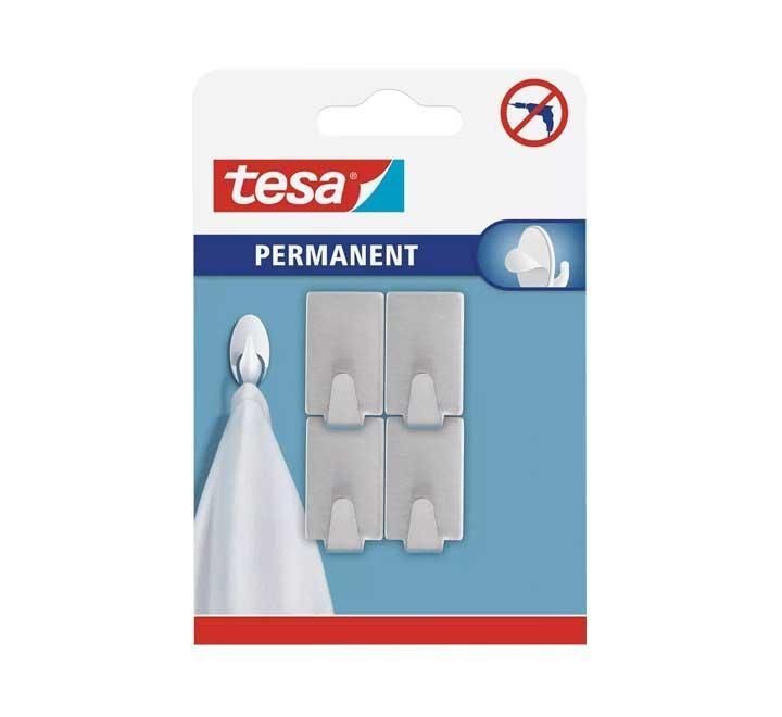 bl. 4 gancho tesa permanente rectang s metal