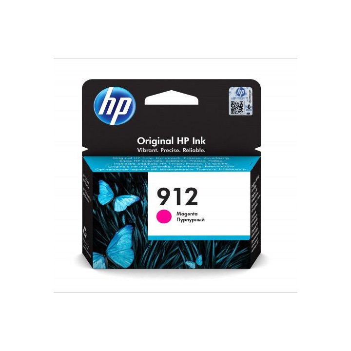 hp 912 cartucho de tinta hp912 magenta (3yl78ae)