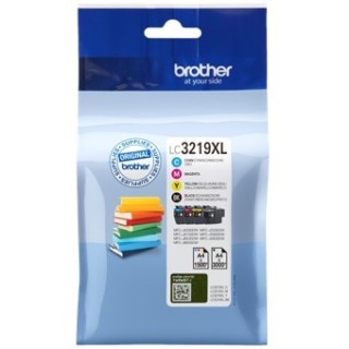 brother pack cartuchos tinta brother lc3219xlval negro cian magenta amarillo 3000 paginas negro -  1