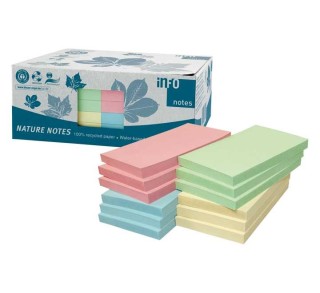 c. 12 tacos notas adh recicladas colores 125x75