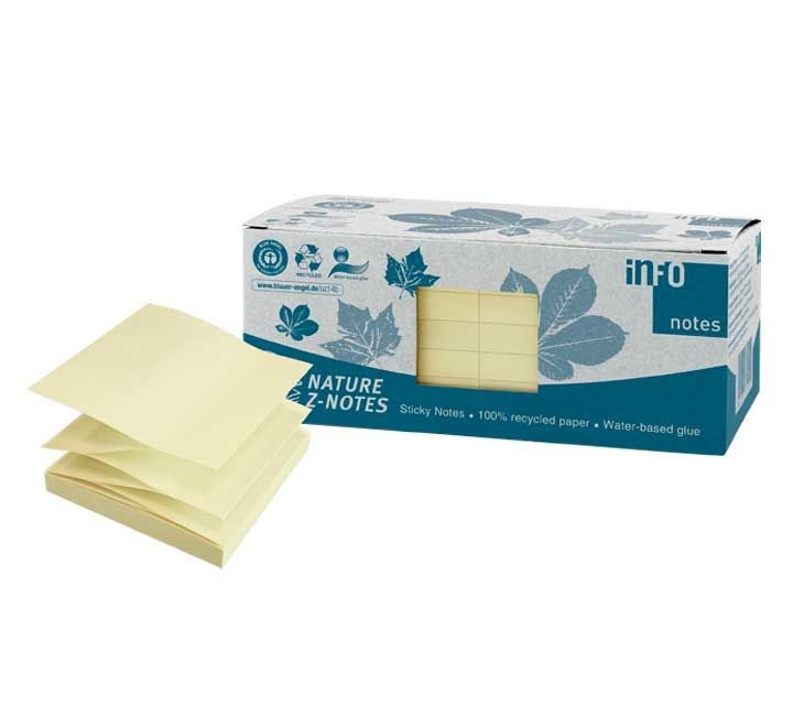 c. 12 bloc notas adh. z-notaes 75x75 amar