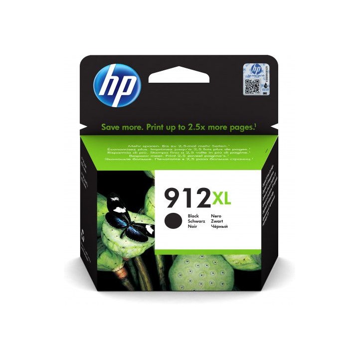 hp cartucho tinta hp 912xl negro oj 8022 (3yl84ae)