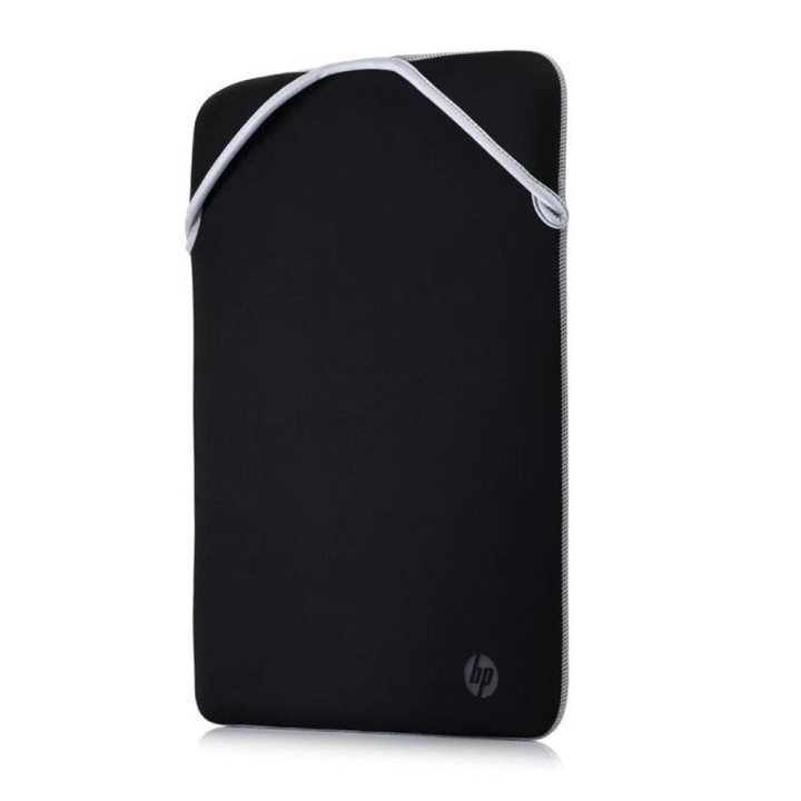 hp funda hp reversible para portatil 14.1 pulgadas negro -  plata