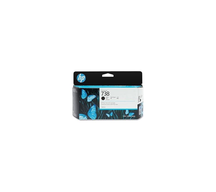 hp hp designjet 738 cartucho negro 130ml