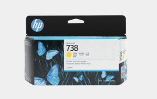 hp hp designjet 738 cartucho amarillo 130ml