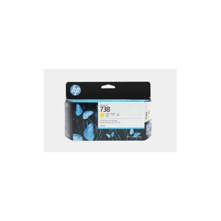 hp hp designjet 738 cartucho amarillo 130ml